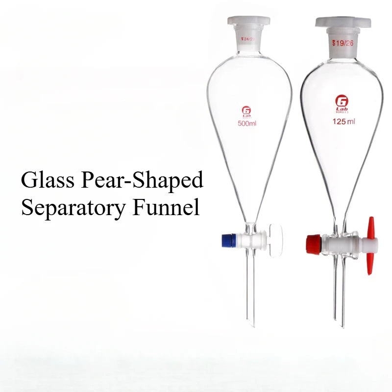 Borosilikatglass skilletrakt - 30-1000 ml
