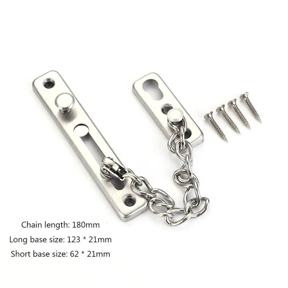 Door Security Chain, Guard and Plate Options