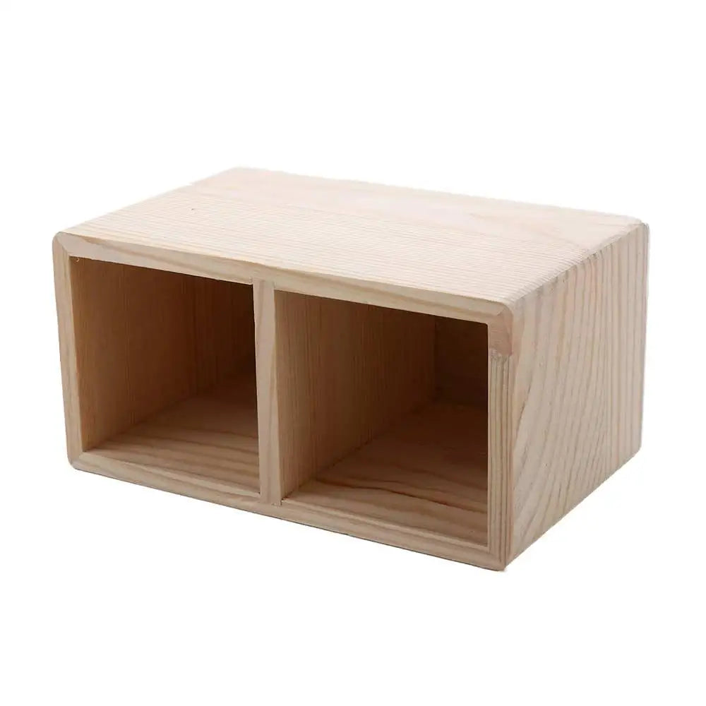 Dřevěný organizér na stůl s 1 nebo 2 přihrádkami