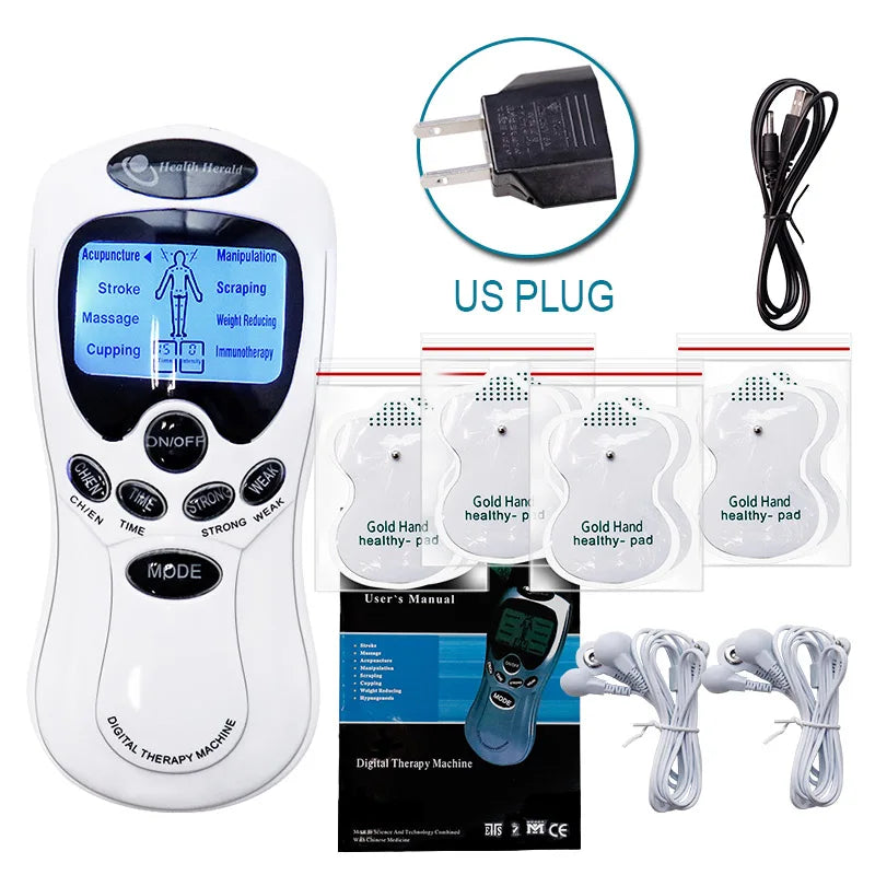 Digital TENS/EMS Pulse Massager Kits or 20 Replacement Pads