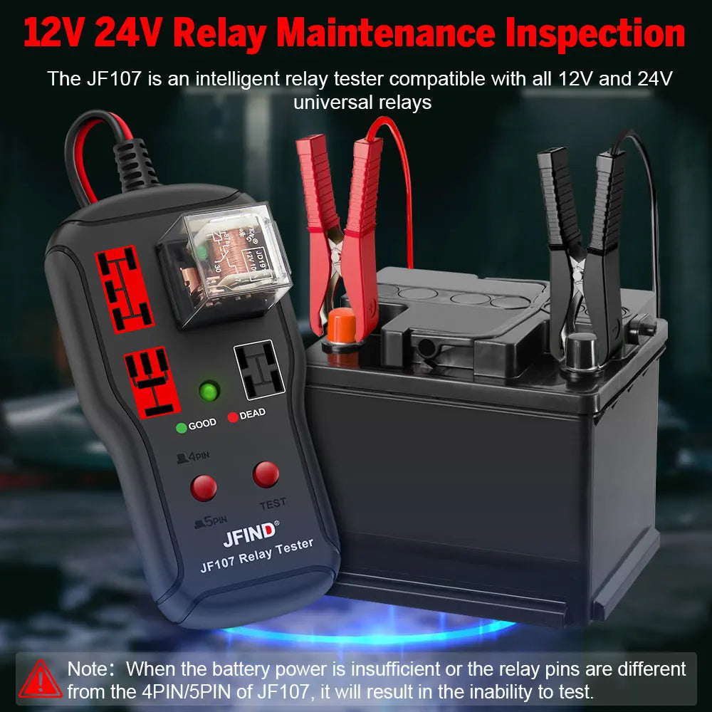 JF107 Automotive Relay Tester