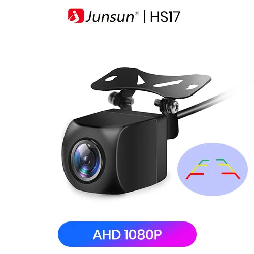 Junsun Car Rearview Camera AHD 720P Resolution WaterProof 140°Wide-Angle Reverse Backup Parking Camera For AI Smart Car Radio