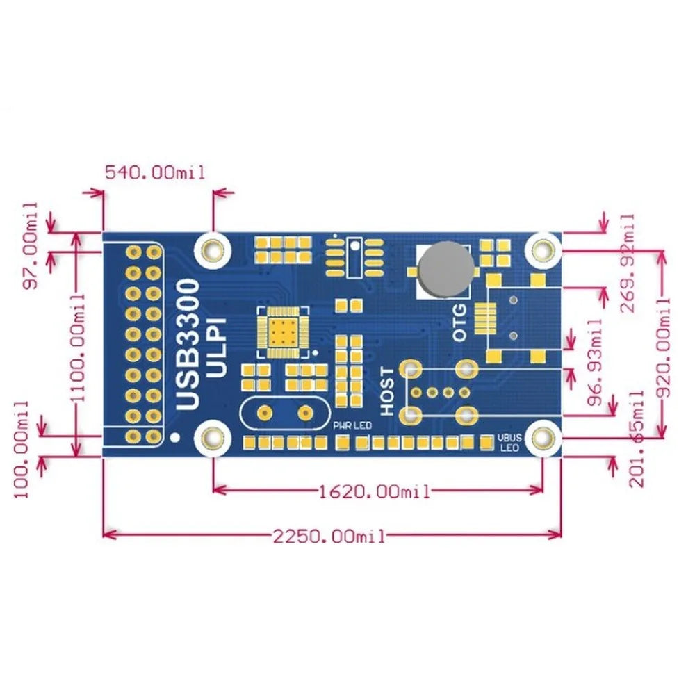 USB3300 High-Speed USB PHY Module - ULPI