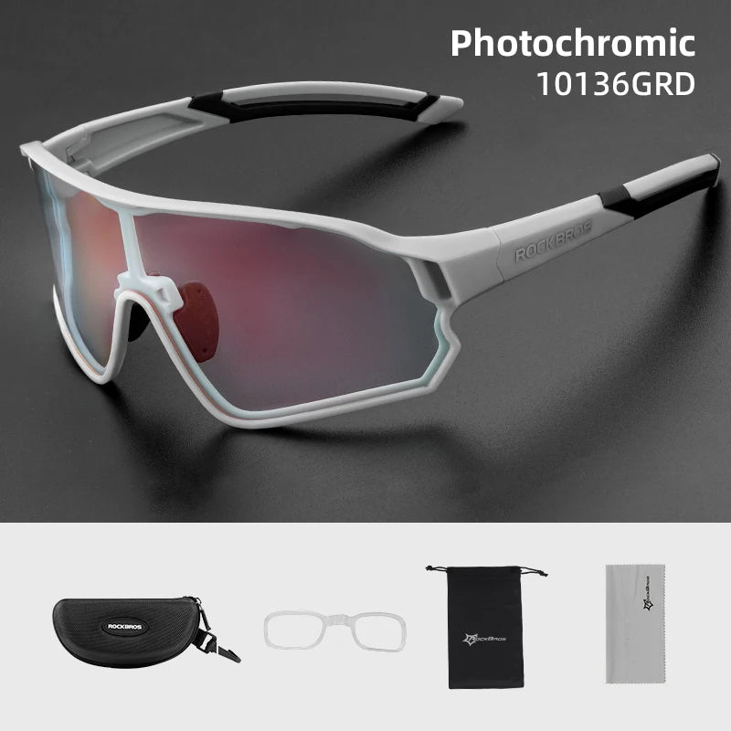 Photochromic Bike Glasses UV400 Cycling Sunglasses for Men and Women