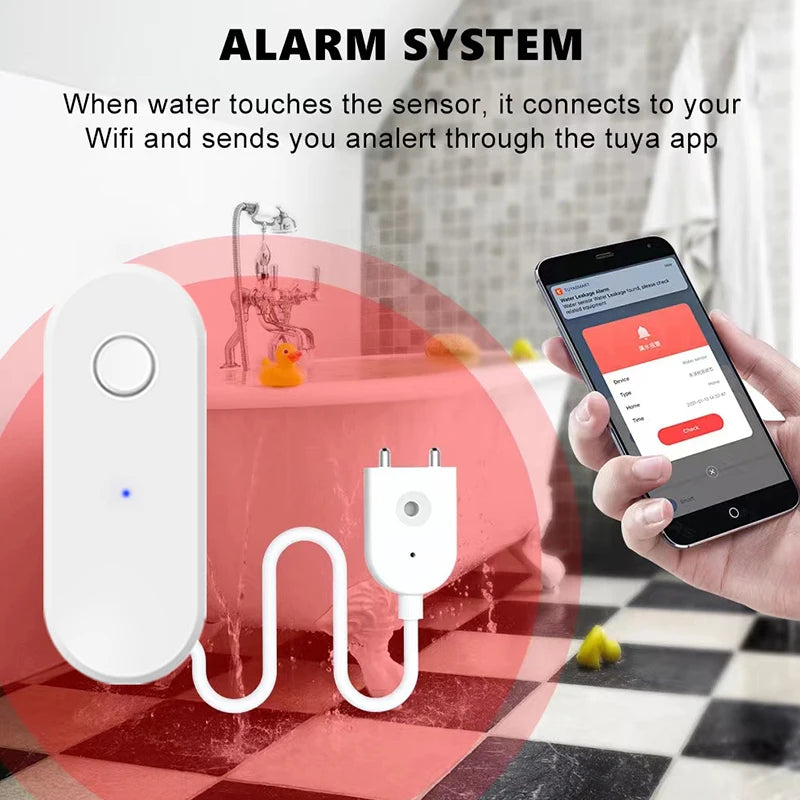 Tuya-wifiwaterleksensor, Smart Life