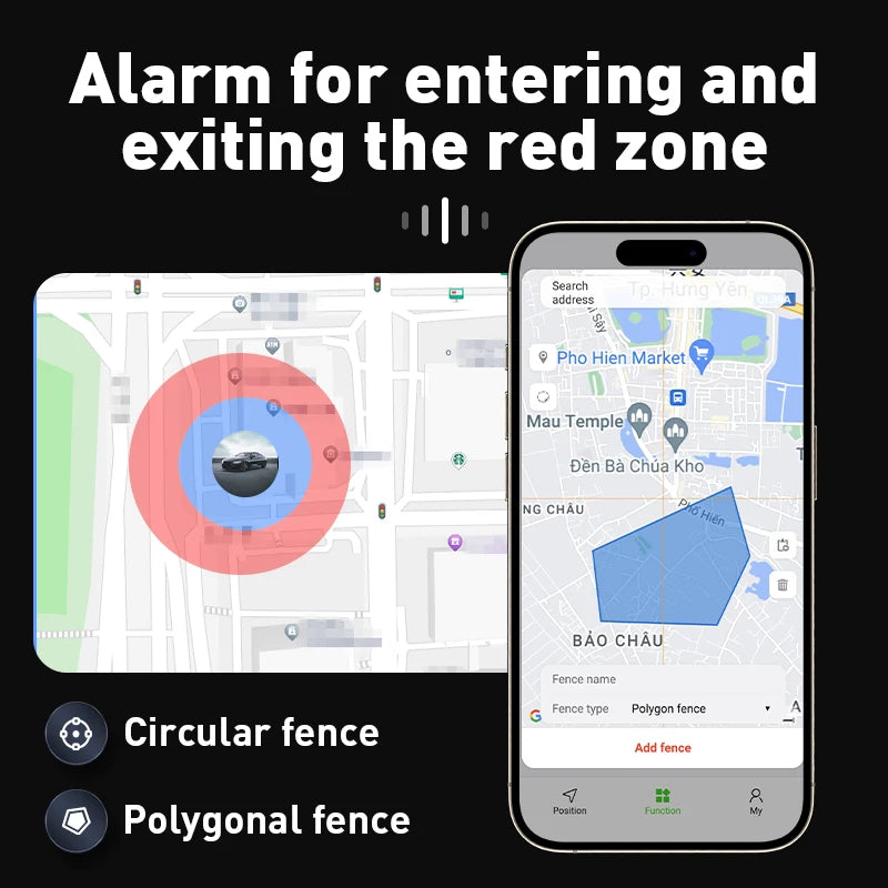 Mini mágneses GPS nyomkövető helymeghatározó, hordozható jármű anti-lopás riasztó készülék valós idejű pozíciókövető ingyenes mobil APP-vezérléssel