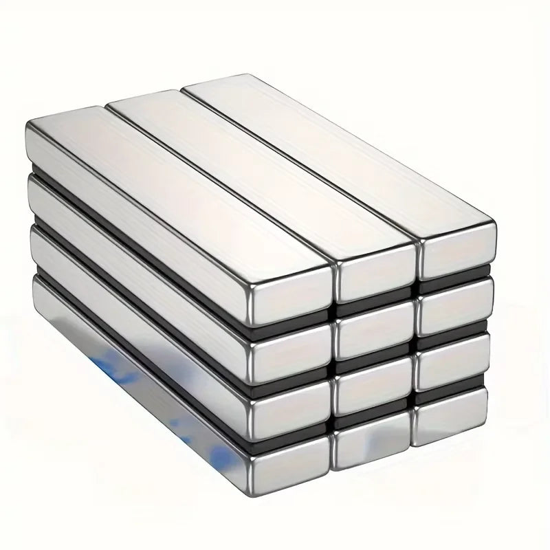 Rectangular Bar Magnets, 30 × 10 × 5mm, Pack of 10