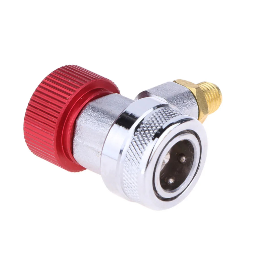 Cilindru adaptor Freon R134a senzor/gaz injector cu conectare reglabilă, furtun adaptor degajare rapidă, instalație aer condiționat