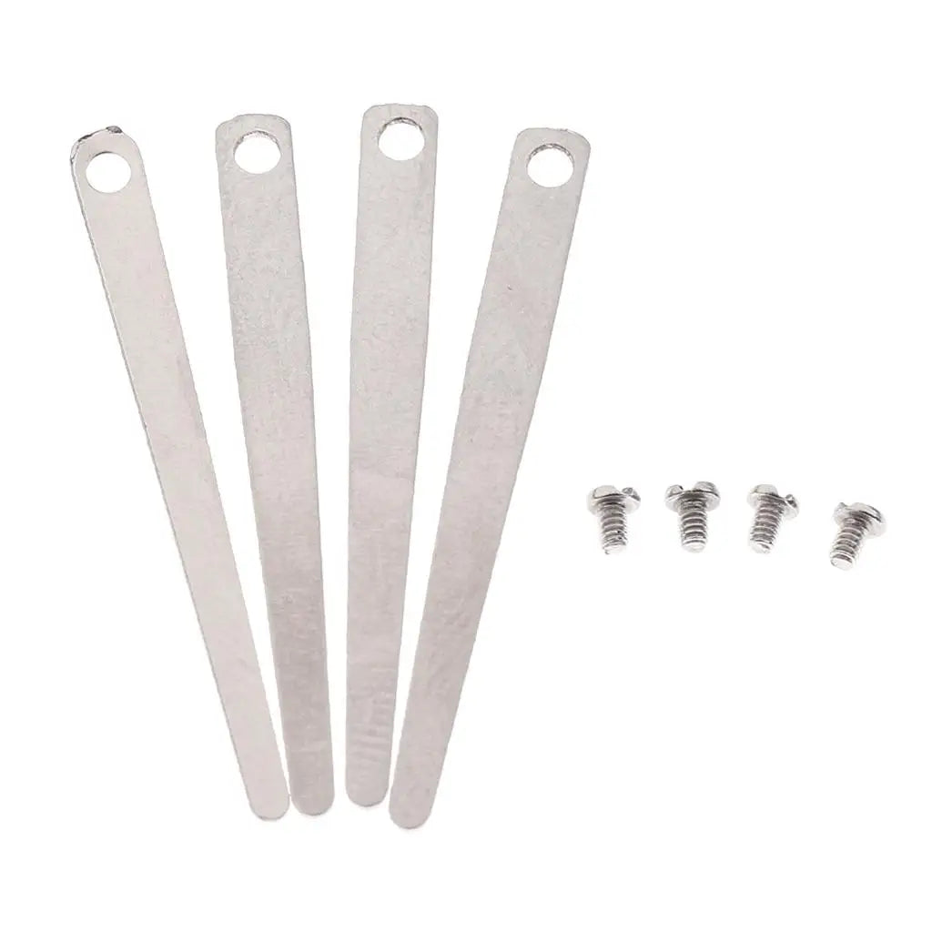 4 molas planas para saxofone com parafusos