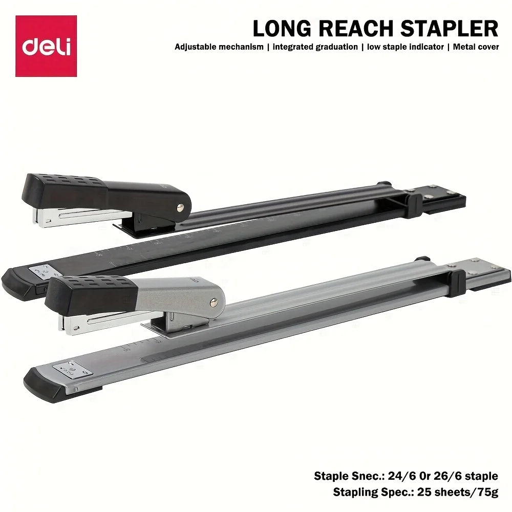 Long-Arm Manual Stapler for 24/6 Staples
