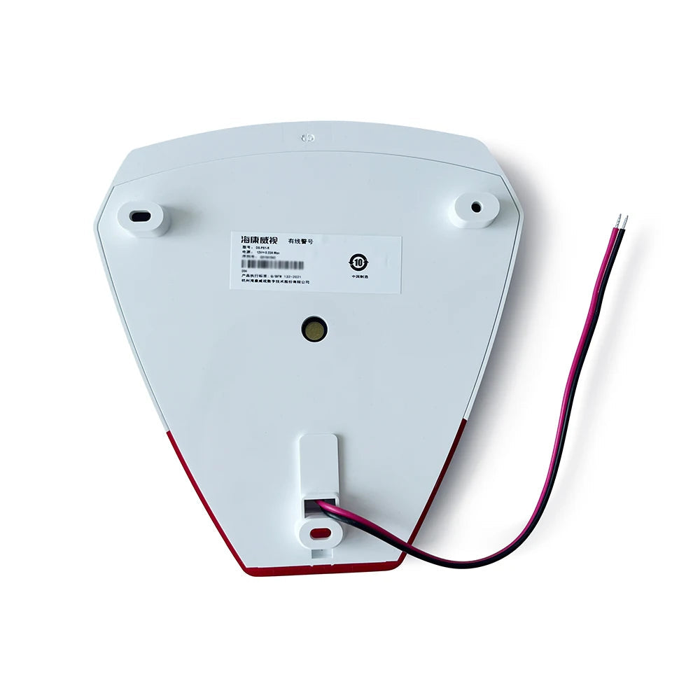 Hikvision DS-PS1-B Siren Alarm DS-PS1-R Sound IP54 Decible 105dB at 30cm Wired Sounder