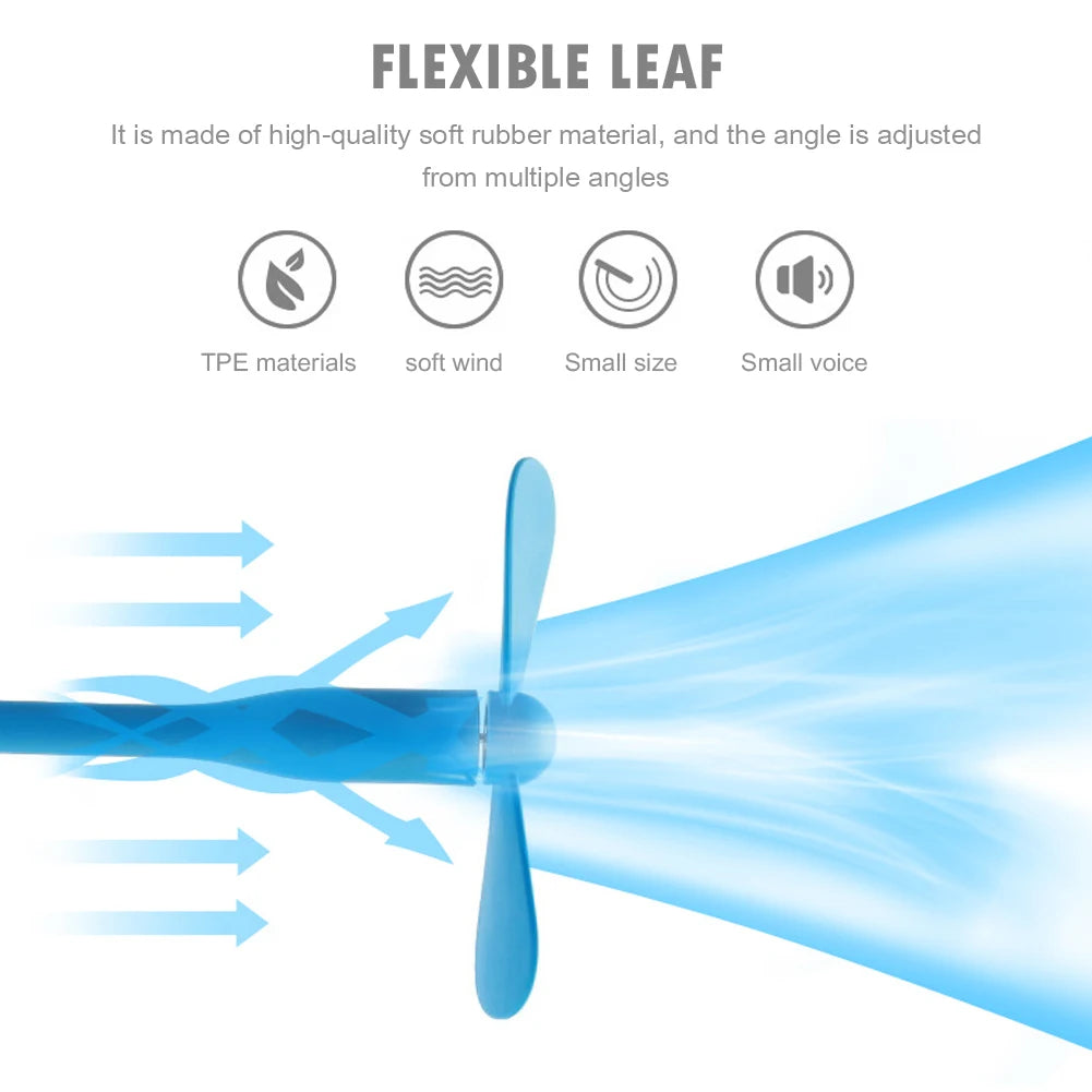 Gibljivi mini ventilator USB