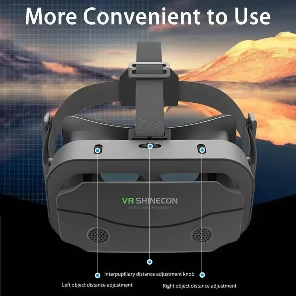 VR brýle 3D virtuální realita, headset, helma, čočky, brýle, chytré pro smartphony, mobilní hry, sada Viar Viewer