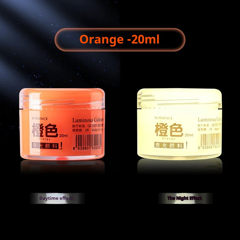 Glow-in-the-dark Pigment 20ml Fluorescent Acrylic Pigment