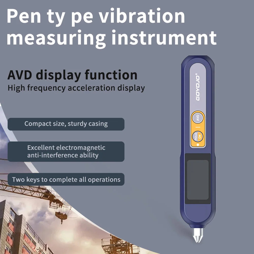 GVB-2 pen-stijl trillingsmeter