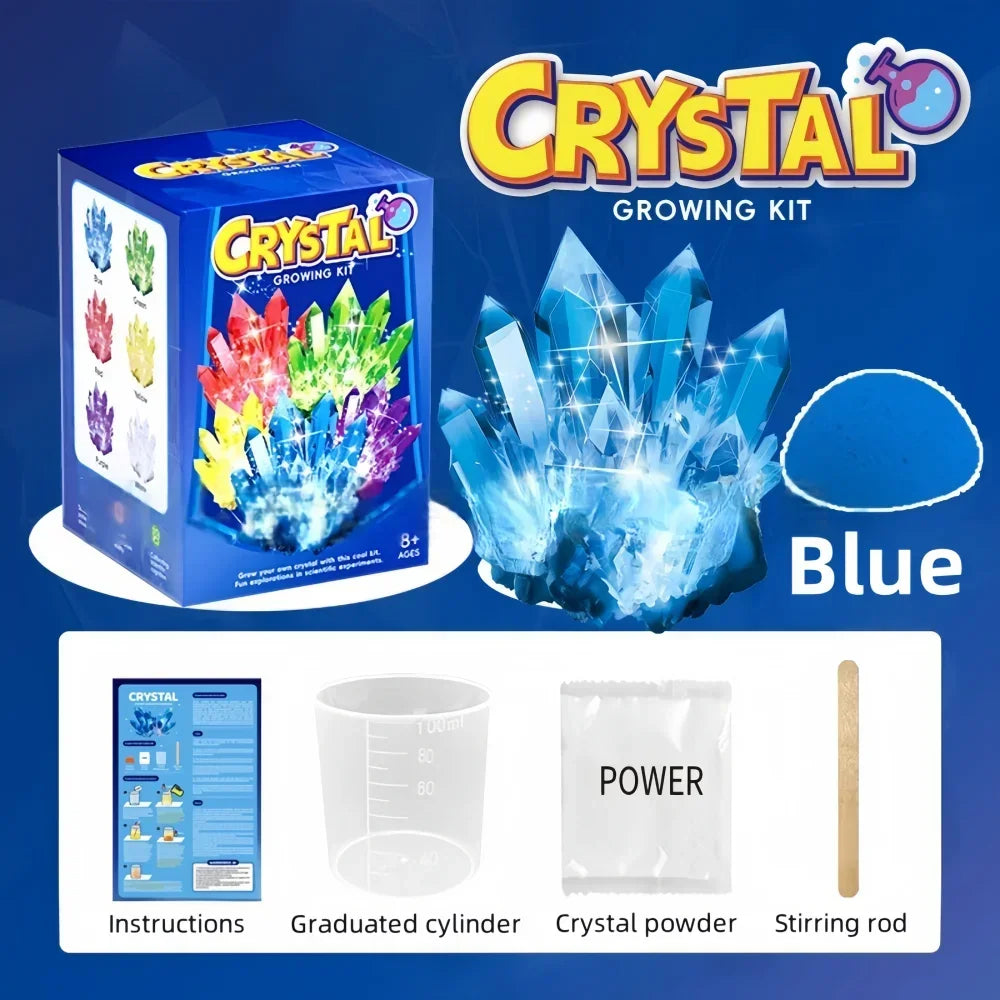 Kit de experimento científico para cultivo de cristais