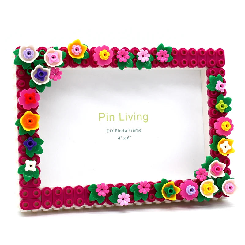 DIY Building-Block Photo Frame Kit, 6 or 7 Inch