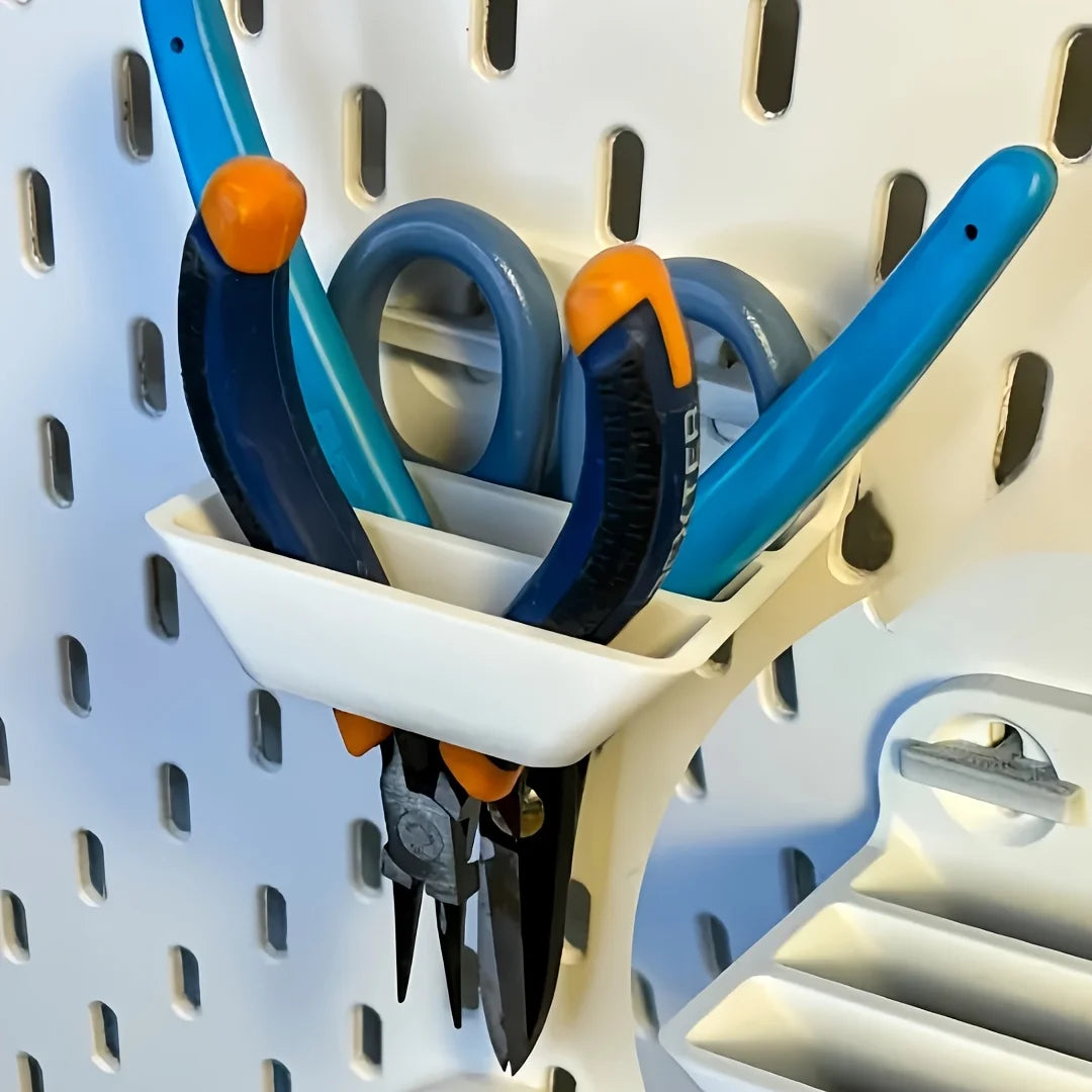 Pegboard Storage Holder, Two/Three-Level Options