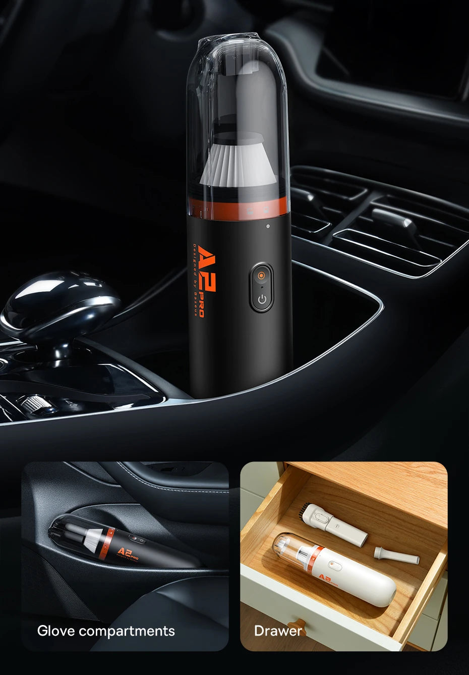 6000Pa Cordless Handheld Vacuum for Car & Home Cleaning