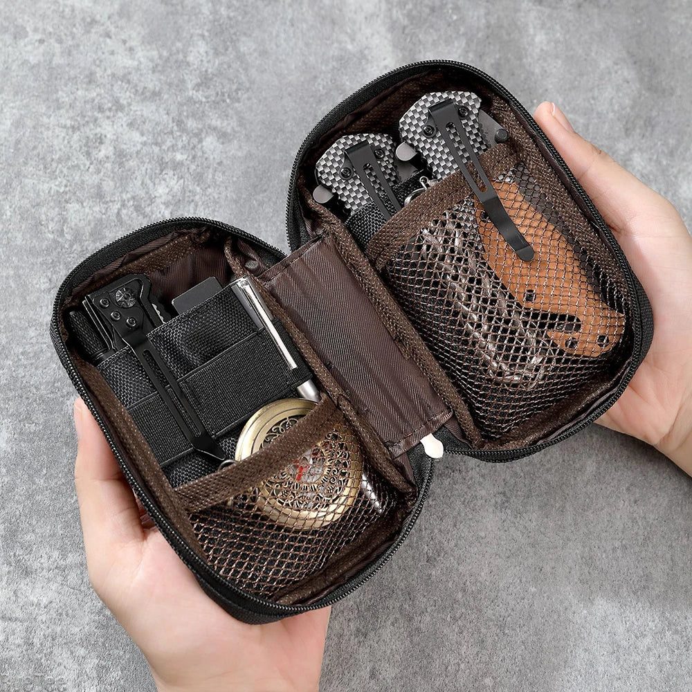 Pochette compacte pour outils EDC et téléphone