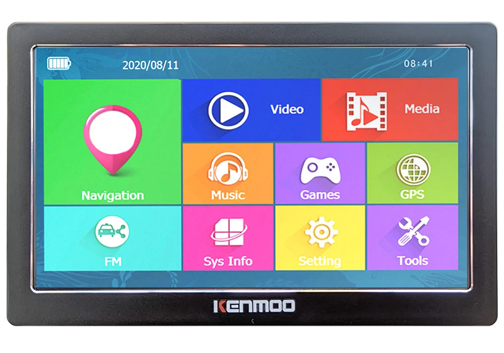 7 Inch HD GPS Navigation Device with 2026 Maps