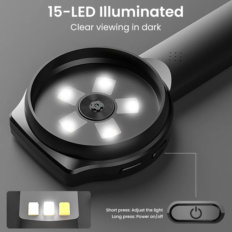 Handheld Digital Microscope with IPS Screen