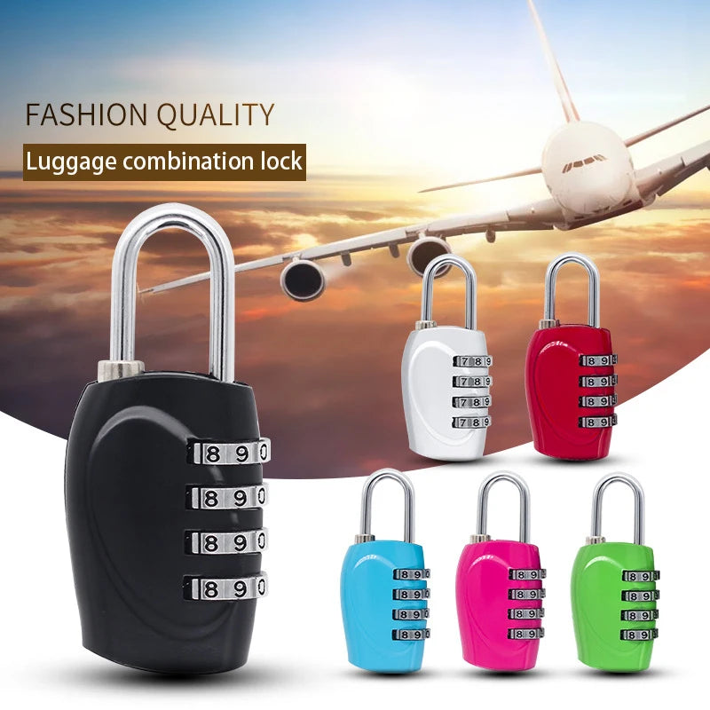 Four-Digit Zinc Alloy Combination Padlock