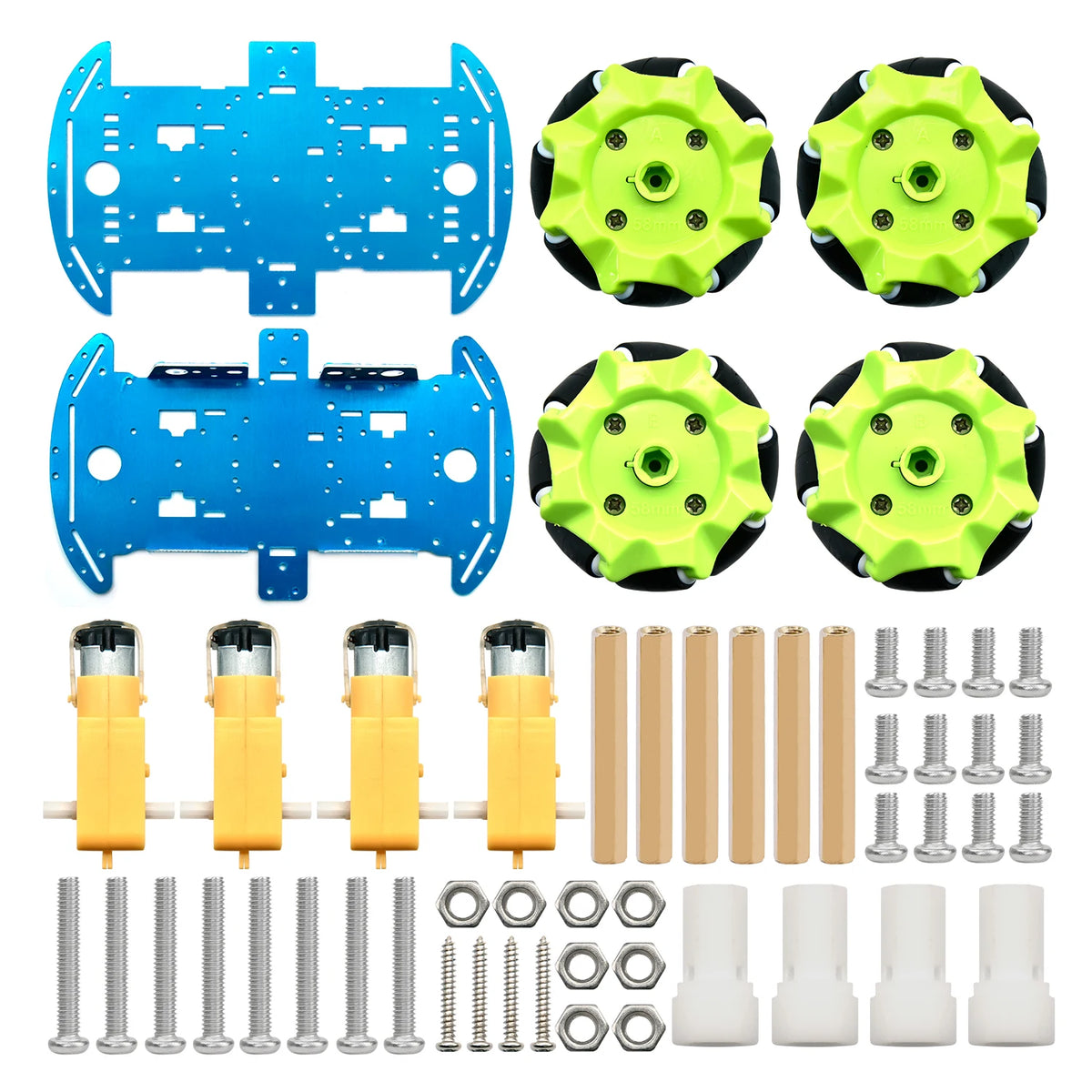 4WD Mecanum-Wheel Robot Chassis Kit