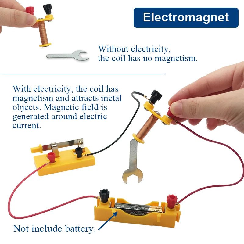 Kit de experimentos de circuitos eléctricos - 9 actividades