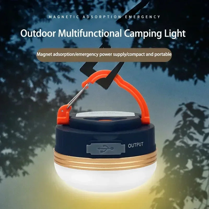 10W Rechargeable Camping Lantern with COB+LED