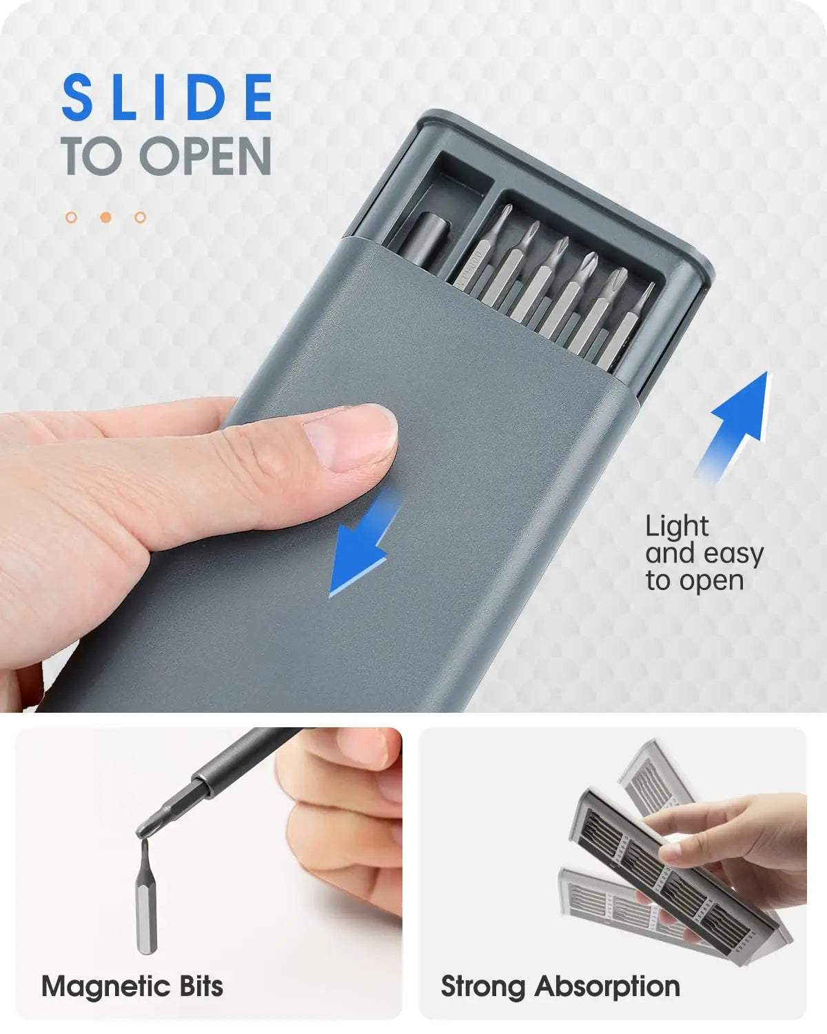 25-in-1 Precision Screwdriver Set with Magnetic Bits