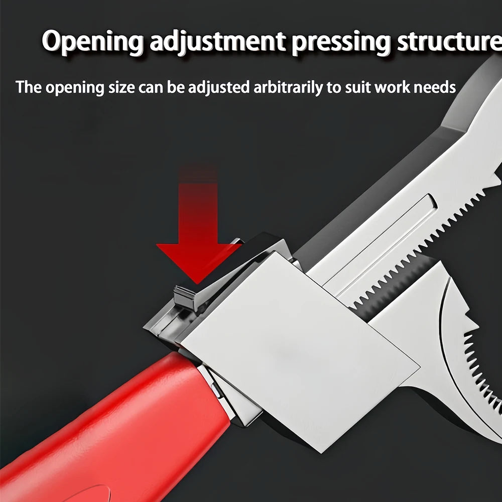 Wide-Opening Plumbing Wrench
