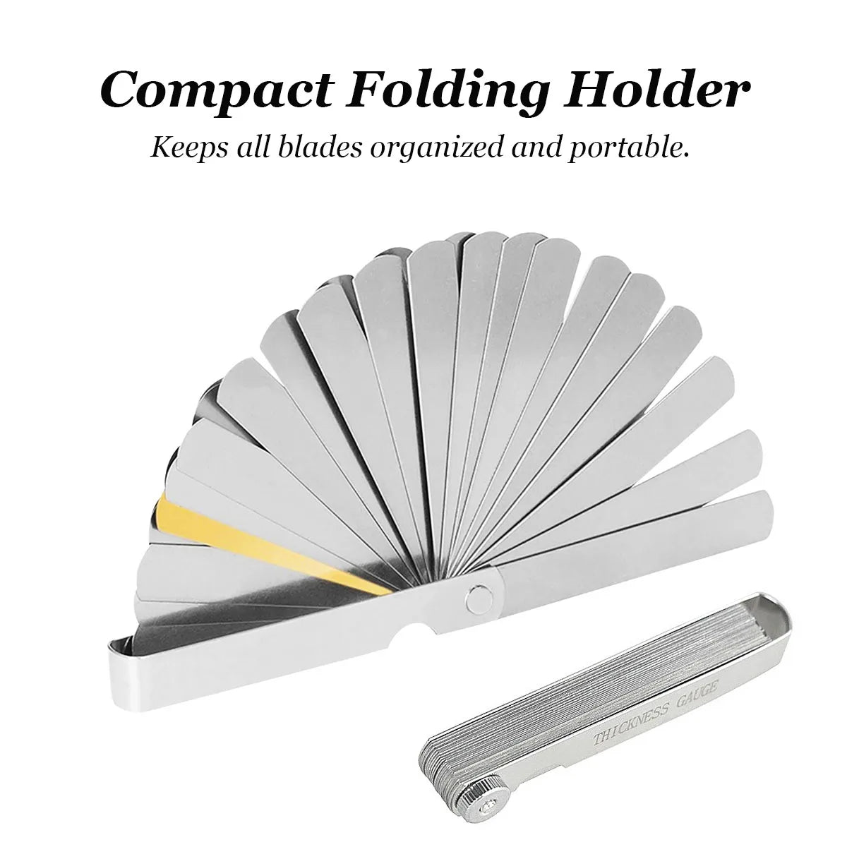 32-Blade Metric and SAE Feeler Gauge Set