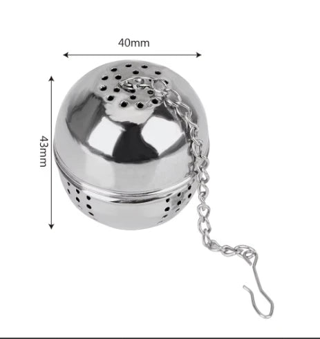 1 Pc Stainless Steel Tea Ball, 2.04 Inch Mesh Tea Infuser StrainersPremium Tea Filter Tea Interval Diffuser For Loose Leaf Tea A