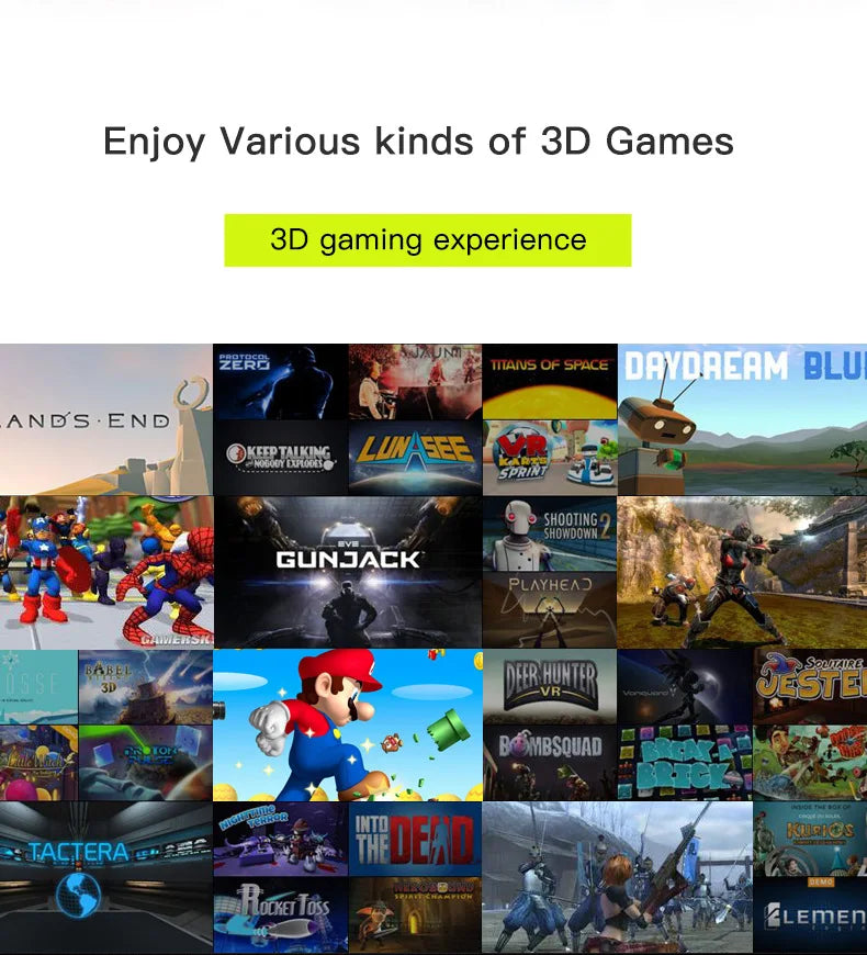 VR brýle 3D virtuální realita, headset, helma, čočky, brýle, chytré pro smartphony, mobilní hry, sada Viar Viewer