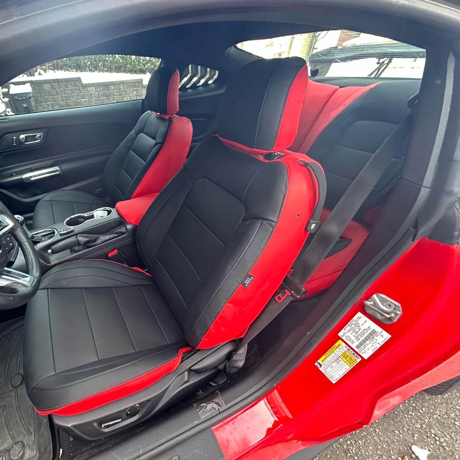 Індивідуальні чохли на сидіння автомобіля Mustang повний комплект