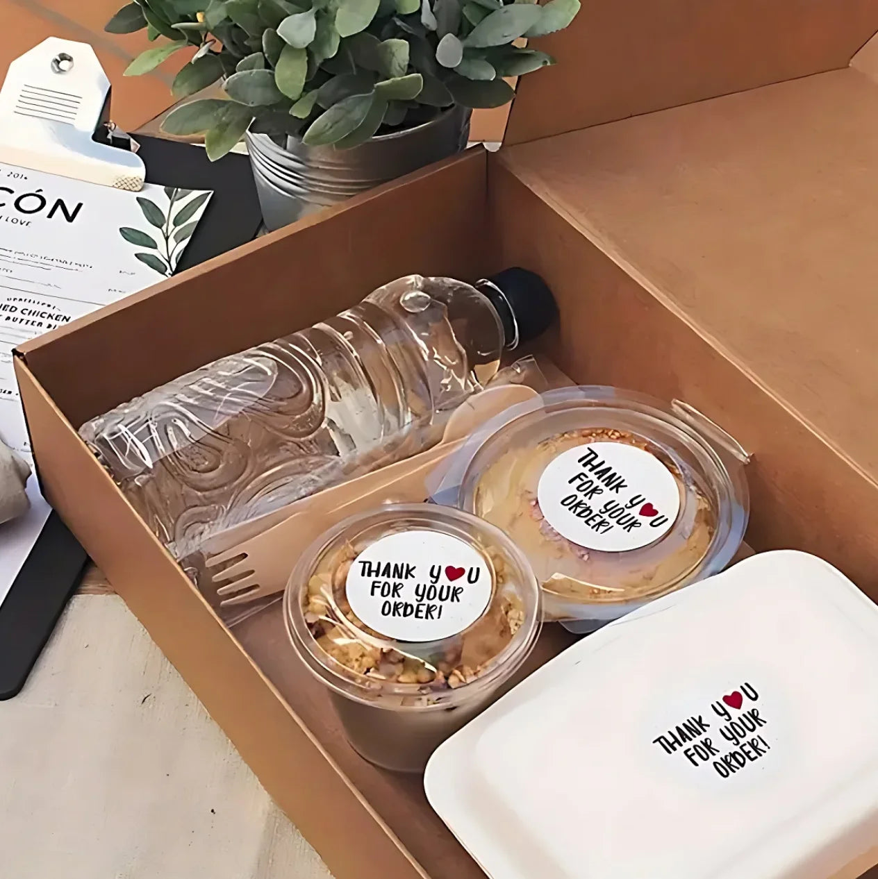 Adesivo Grazie per il tuo ordine Rotolo – 500 pezzi