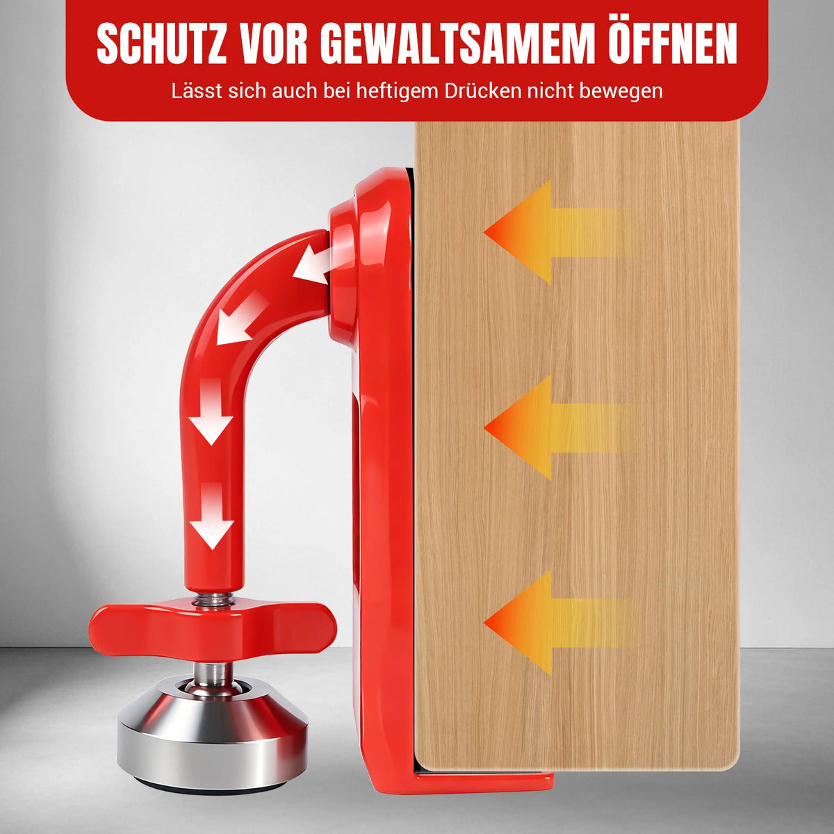 Door stopper, door fuse, portable door lock, internal door blocking, home safety and personal protection