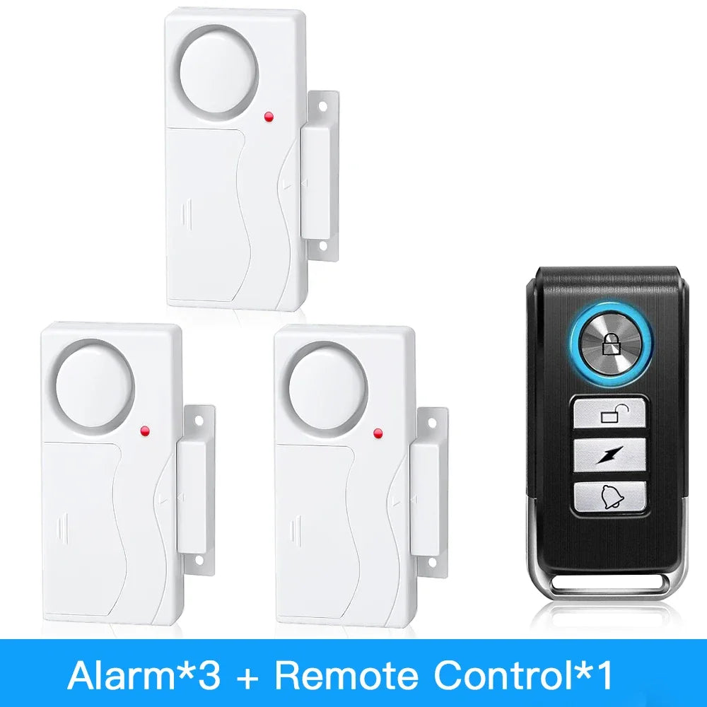 Wireless Door and Window Alarm - Remote Kit Options