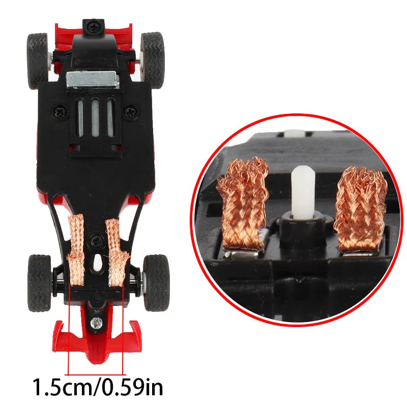 RC Railway Car1:43 Accessories Toy Electric Race Track Vehicle Double Battle Speedway Profissional Slot Car Circuit Racing Gift