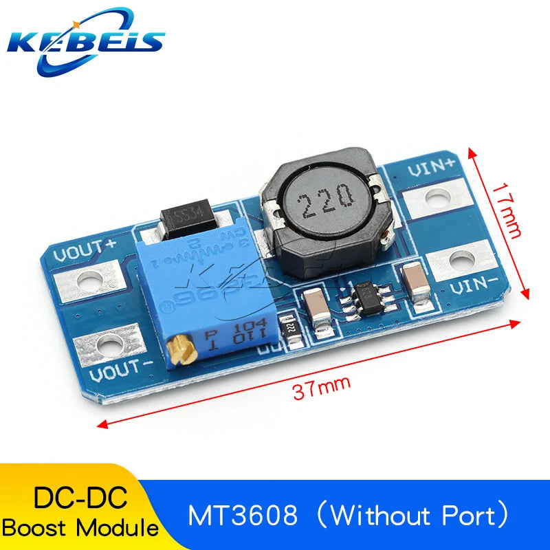 Module convertisseur élévateur CC-CC réglable MT3608