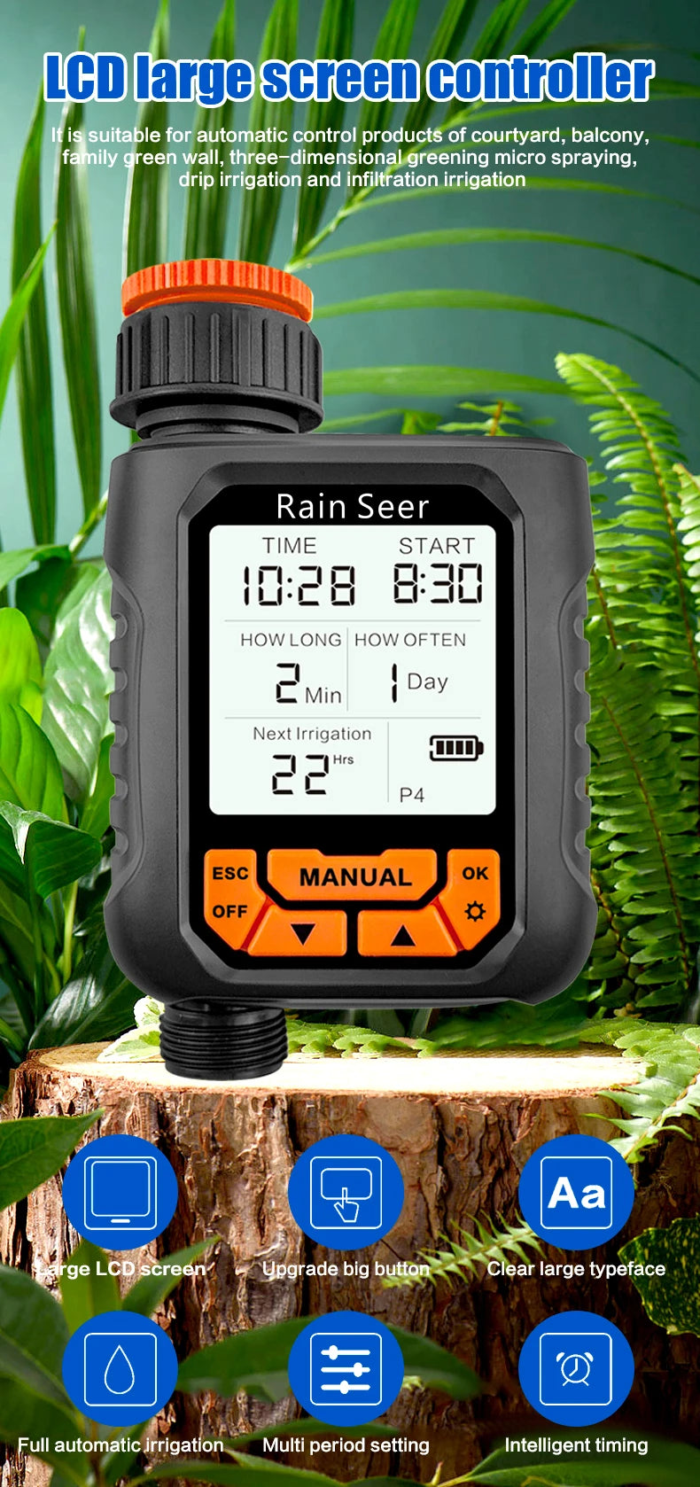LCD Garden Watering Timer