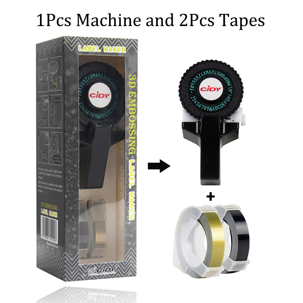 Manual Nine-Millimetre Embossing Label Maker