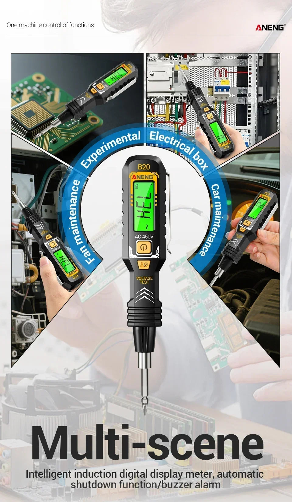 Tester di tensione B20 e cacciavite
