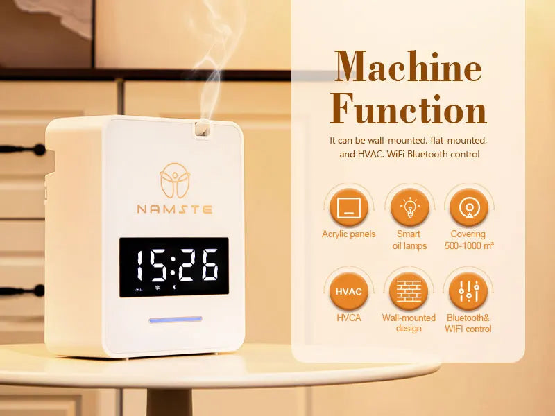 WiFi Bluetooth aromaterapeutický difuzér 300 ml pro velké prostory