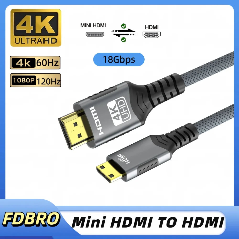 Καλώδιο Mini ή Micro HDMI σε HDMI