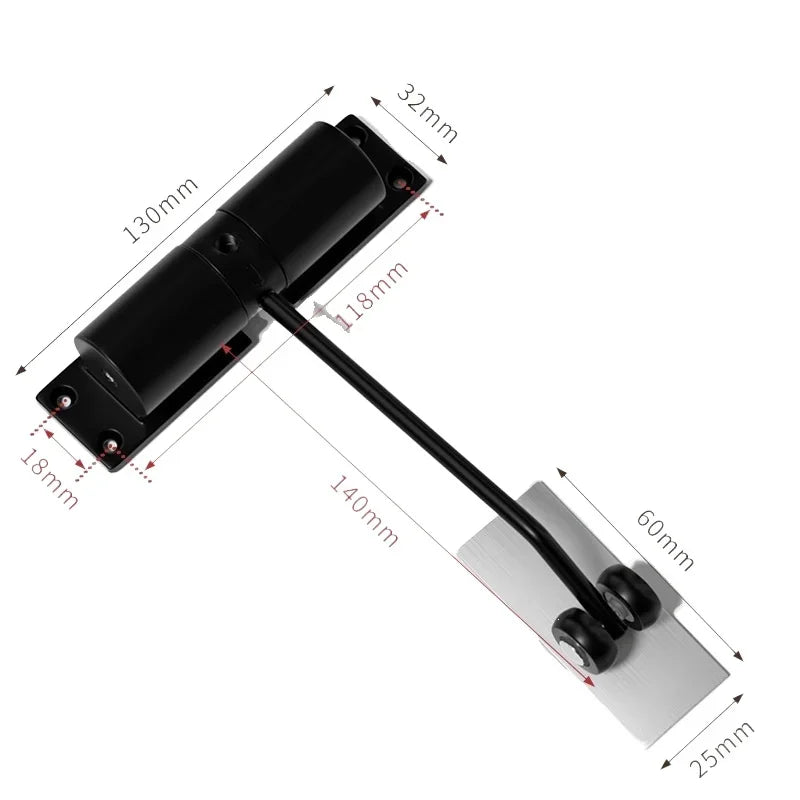 Adjustable Spring Door Closer