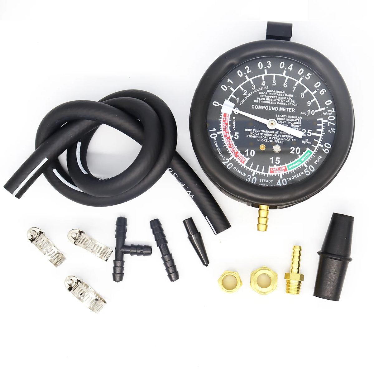 Automotive Fuel Pump and Vacuum Test Gauge
