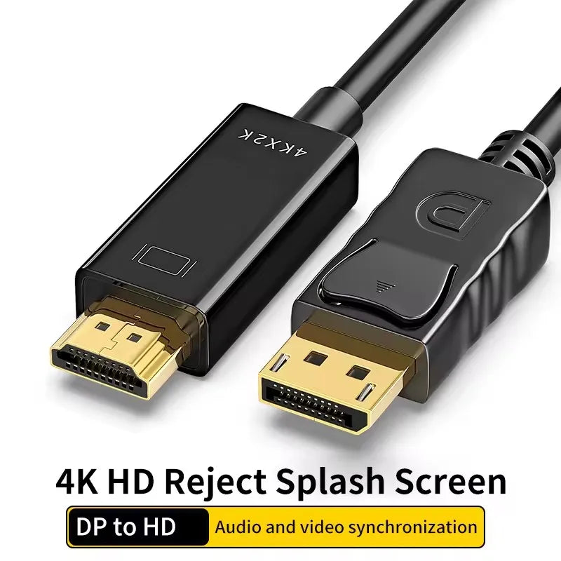 DisplayPort–HDMI-kábel - 1.8 vagy 3 m