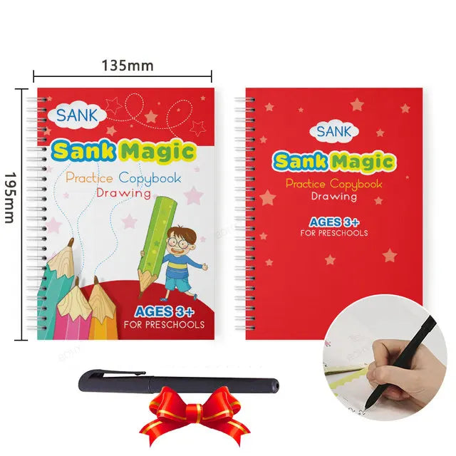 Grooved Handwriting Practice Books, Language Options
